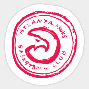 The Atlanta Haaaawks Sticker